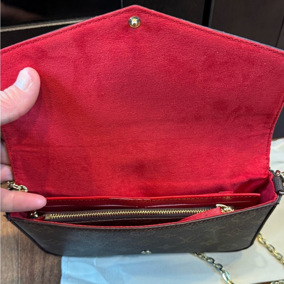 NIB Designer Inspired Classic Monogram Crossbody Bag - Picture 5 of 16